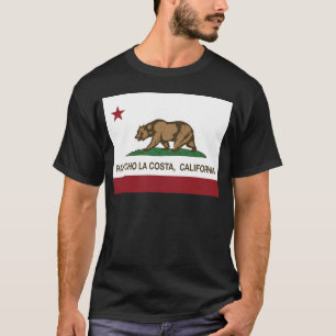 Kalifornien-Staatsflagge Rancho-La Cosa T-Shirt