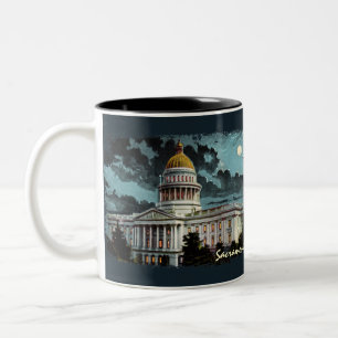 Kalifornien State Capitol Mondlicht Kaffeetasse