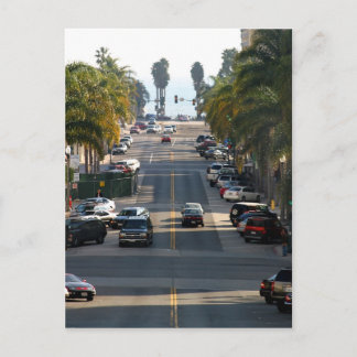 Kalifornien-Straße Ventura Postkarte
