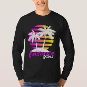 Kalifornien Surf Surfen Brett Strand Vintage Retro T-Shirt