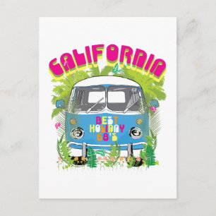 Kalifornien Surf Van Postkarte