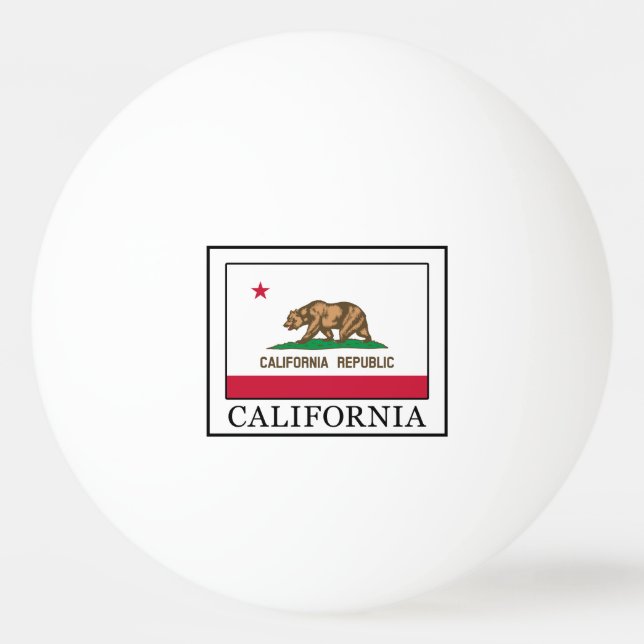 Kalifornien Tischtennisball (Vorderseite)