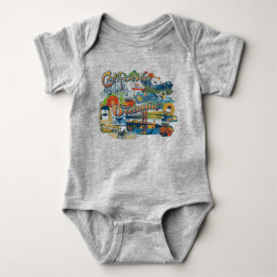 Kalifornien Träumen Baby Strampler