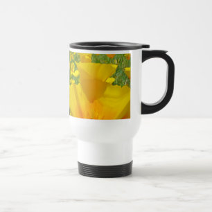 Kalifornien Träumend Kaffeetasse Orange Mohnblumen