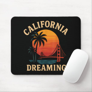 Kalifornien Träumerei Golden Gate Bridge Sonnenunt Mousepad