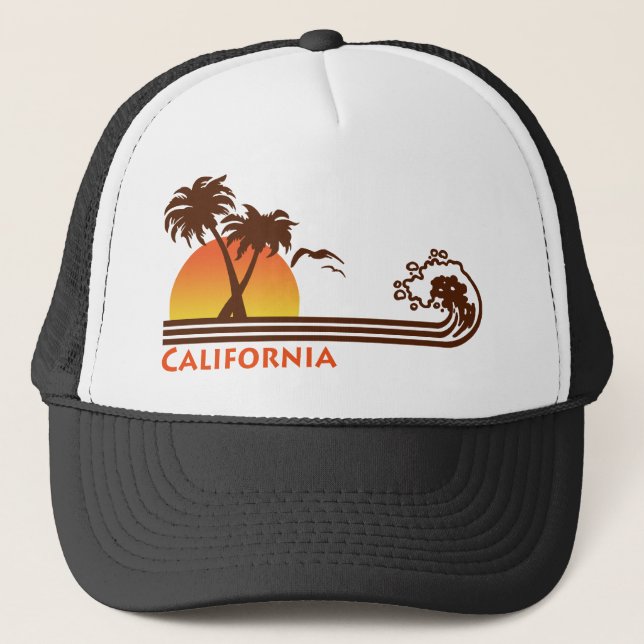 Kalifornien Truckerkappe (Vorderseite)
