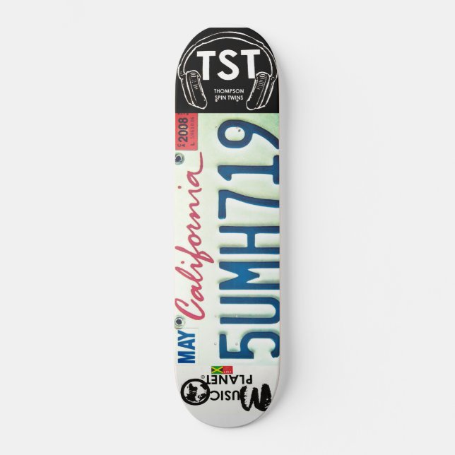 KALIFORNIEN/TST-Skateboard Skateboard (Vorderseite)