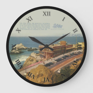 Kalifornien-Uhr - Klippen-Haus, San Francisco Große Wanduhr