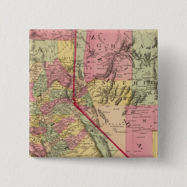 Kalifornien und Nevada 5 Button (Vorderseite)