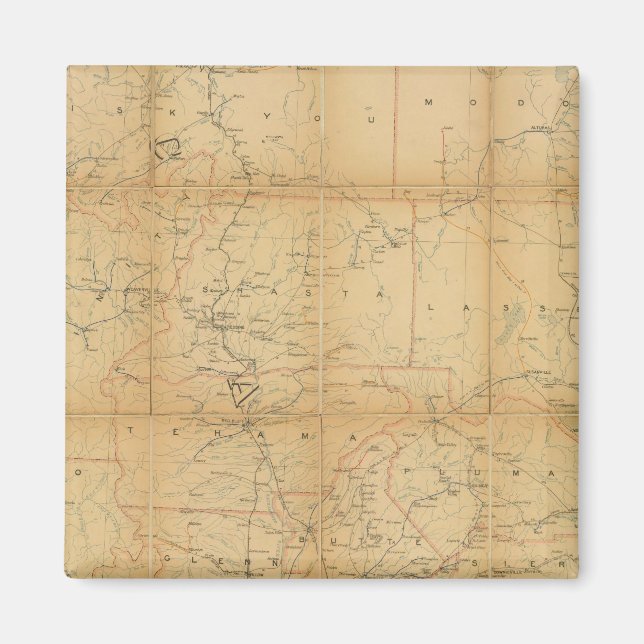 Kalifornien und Nevada 9 Magnet (Vorne)