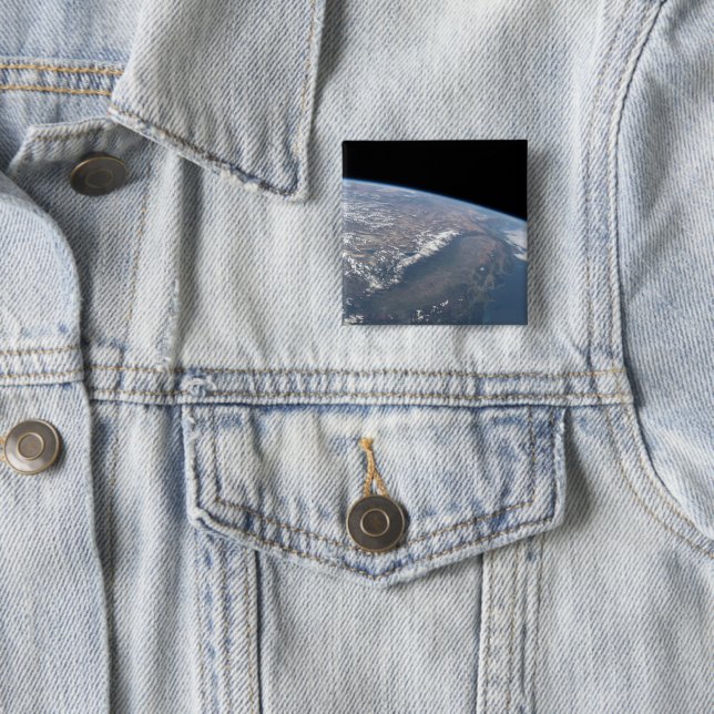 Kalifornien und Nevada wurden aus dem All gesehen. Button (Beispiel)