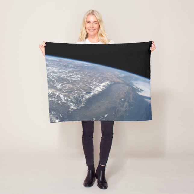 Kalifornien und Nevada wurden aus dem All gesehen. Fleecedecke (Beispiel)