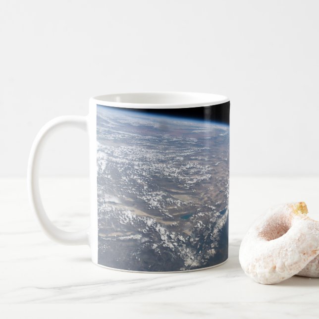 Kalifornien und Nevada wurden aus dem All gesehen. Kaffeetasse (Mit Donut)