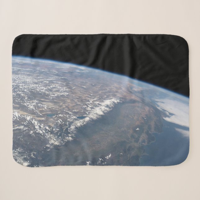 Kalifornien und Nevada wurden aus dem All gesehen. Sherpadecke (Vorderseite (Horizontal))