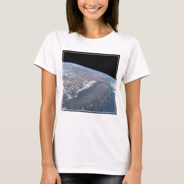 Kalifornien und Nevada wurden aus dem All gesehen. T-Shirt (Vorderseite)