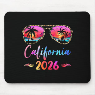 Kalifornien Urlaub 2026 Matching Gruppe Familie Mousepad