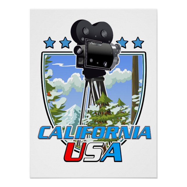 Kalifornien USA Poster (Vorderseite)