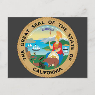 Kalifornien, USA Postkarte