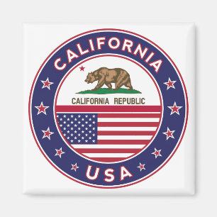 Kalifornien, USA Staaten, Kalifornien T - Shirt Magnet