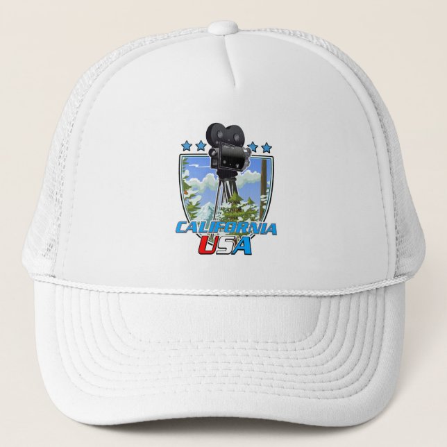 Kalifornien USA Truckerkappe (Vorderseite)