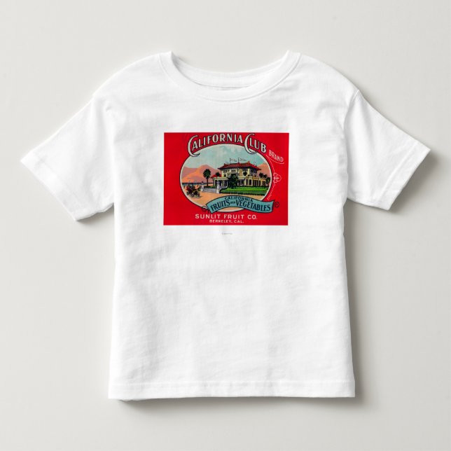 Kalifornien-Verein kann LabelBerkley, CA Kleinkind T-shirt (Vorderseite)