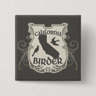 Kalifornien-Vogelbeobachter Button