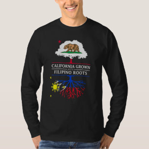 Kalifornien wächst mit Philippinen T-Shirt