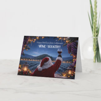 Kalifornien Weihnachten Weinland Region Santa