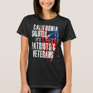 Kalifornien würdigt seine Patrioten und Veteranen T-Shirt
