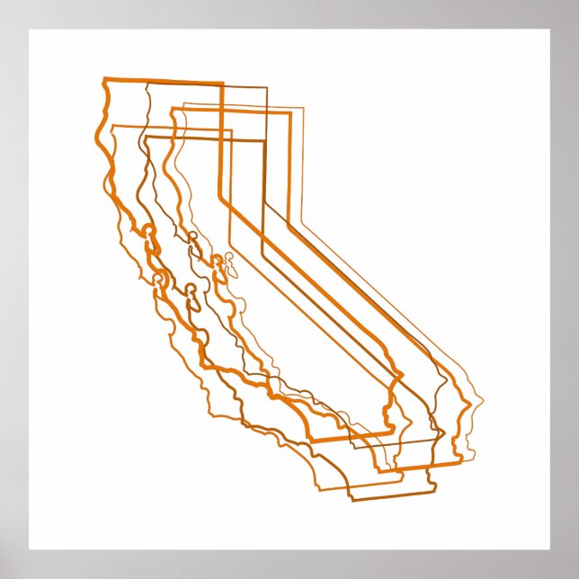 Kaliforniengelb Poster (Vorne)