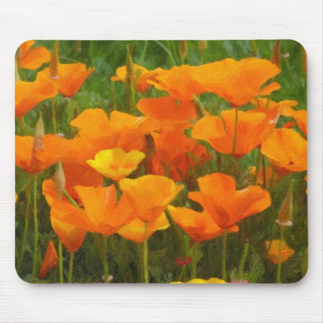 Kalifornienmohn Mousepad (Vorne)