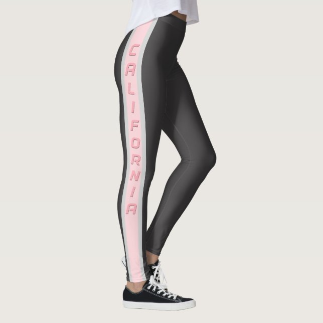Kalifornienrosa und -GRAU Leggings (Rechts)