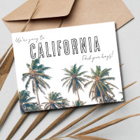 Kalifornische Hochzeit in Urlaubsort Save the Date