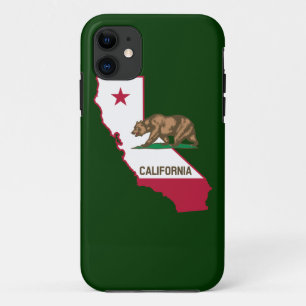 Kalifornische Kontur und Flagge Case-Mate iPhone Hülle
