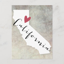Kalifornische Liebe Postkarte