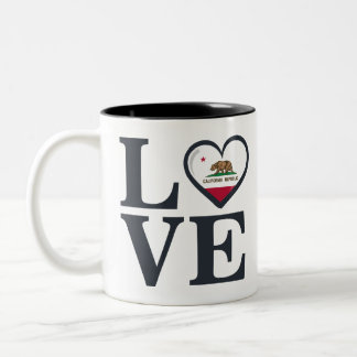 Kalifornische Liebe Zweifarbige Tasse