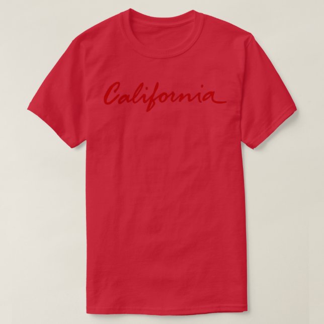 Kalifornische Lizenz T-Shirt (Design vorne)
