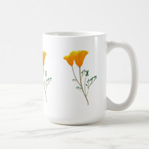 Kalifornische Mohn-Tasse Kaffeetasse