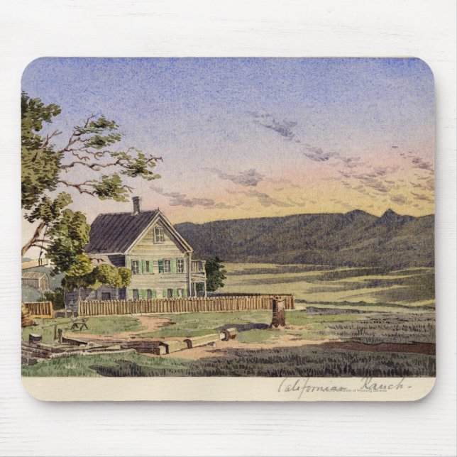Kalifornische Ranch Mousepad (Vorne)