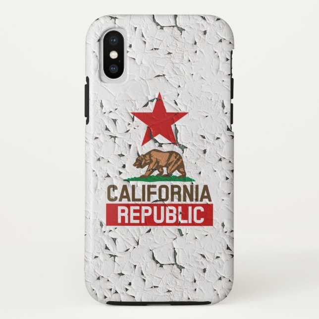 Kalifornische Republik Paint Style Case-Mate iPhone Hülle (Rückseite)