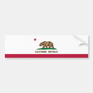 Kalifornische Republiksstaatsflagge Autoaufkleber