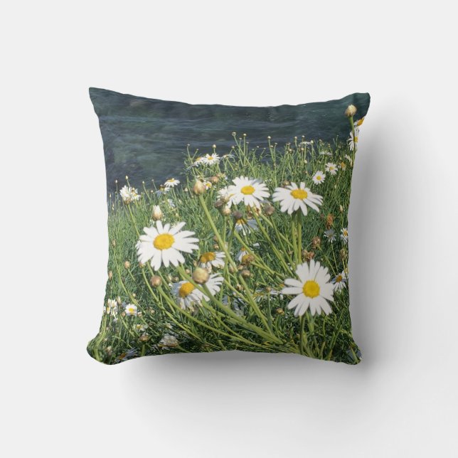 Kalifornische Wildblumen Kissen (Vorderseite)