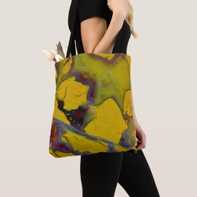 Kalifornischer Jaspis Tasche (Von Nahem)