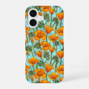 Kalifornischer Mohn iPhone 16 Hülle