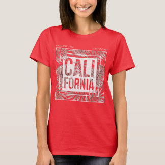 Kalifornischer Sommer Forever- Tropische Blätter T-Shirt