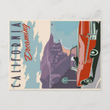 Kalifornischer Traum Postkarte