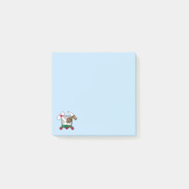 Kalifornisches Geologenhammer-Flaggen-Logo Post-it Klebezettel