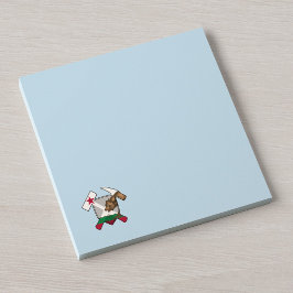 Kalifornisches Geologenhammer-Flaggen-Logo Post-it Klebezettel
