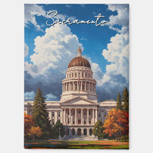 Kalifornisches State Capitol in Sacramento Magnet