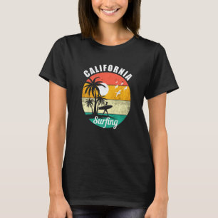 Kalifornisches Surfdessin für einen Surfer T-Shirt